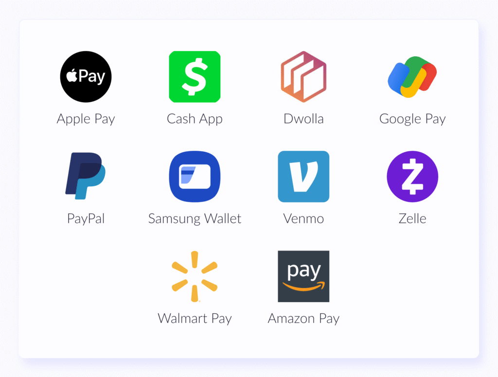 digital wallets
e-wallets
mobile wallets
